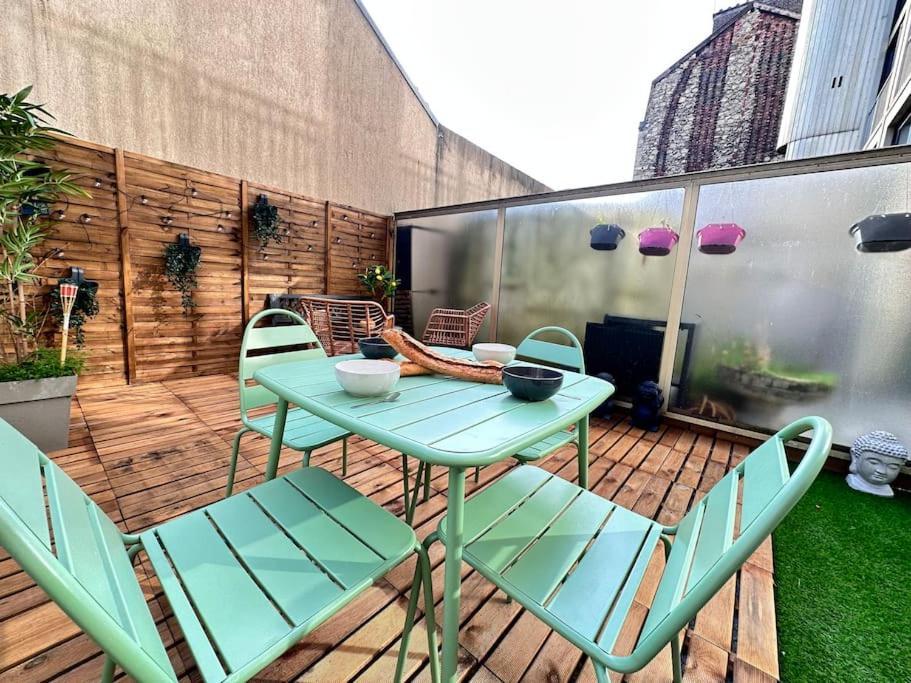 Drouet D'Erlon Duplex Spacieux, Terrasse Au Centre 랭스 외부 사진